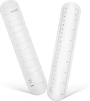 Veemoon 2Pcs Erasable Memo Wristband Silicone Note Band Reusable Slap Bracelet with Dual Sided Design for Do Lists Reminders for Everyday Use