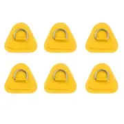 6PCS D-Ring Patch for Inflatable Boat Kayak Dinghy SUP, D-Ring PVC Patch6831