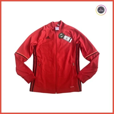Adidas climacool boys children Zip Top Red - XS