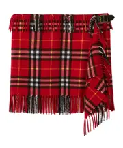 tartan-pattern skirt S,XS,L,M currant color