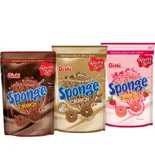 印尼 Oishi sponge 甜甜圈 (草莓/可可/摩卡) X2袋 廠商直送