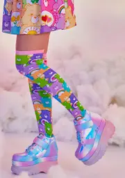 [Dolls Kill x Care Bears] Dream Chaser Thigh High Socks