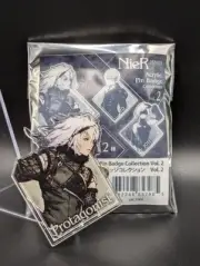 Nier Square Enix Acrylic Pin Badge Nier Cafe Square Enix Store Protagonist