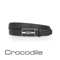 在飛比找PChome24h購物優惠-Crocodile 鱷魚皮件 真皮皮帶 紳士自動穿扣皮帶 0