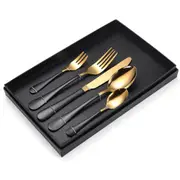 1Set Cutlery Set Stainless Steel Dinnerware Set 5Pcs Knives Forks Coffee Spoons Flatware Set Kitchen Dinner Tableware Set