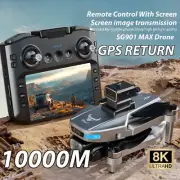 GPS Drone Professional 8K Aerial HD Avoiding Obstacle LargeScreen Remote Control