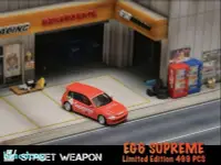 在飛比找露天拍賣優惠-1/64 street weapon本田思域EG6 Supr