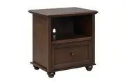Maestro Furniture Stanford Printer Cart Filing Cabinet Office Storage - Walnut