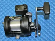 Okuma Magda Line Counter Trolling Reel Pre-spooled With15lb/180yd Mono MA 15D