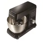 3.5 Qt. 6-Speed Black Stand Mixer with Dough Hook, Whisk and Flat Beater Attachm