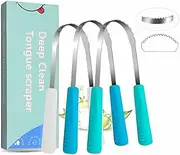 1 Piece Stainless Steel Tongue Cleaner for Adults Oral Care