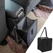 Honibaoto Car Trash Can, Oxford Cloth Foldable Car Trash Bin Hanging, 1.85 Gallon Capacity Garbage Bag Organizer, Leak-Proof Waterproof Auto Storage Container (Medium)