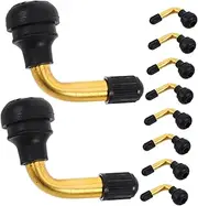 10pcs Angled Bent Car Wheel Tire Valves Stem Extension Adapter Extenders