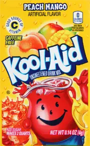 Kool-Aid Peach Mango Unsweetened Drink Mix Powder 4g