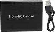 Video Capture Card,USB2.0 Video Capture Card 4K High Definition 1080P Live Record Aluminum Case,Support for Windows, for Android and for OS X