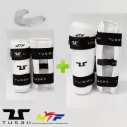 Tusah Taekwondo WTF Competition Sparring Gear Set w/ Mouthguard