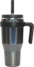 Zenbo 40oz Stainless Steel Tumbler with Handle & Straw Lid | Keeps Drinks Cold 34 Hours, Fits Car Cup Holder, BPA Free