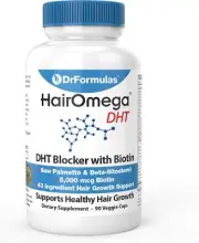 DrFormulas DHT Blocker for Men & Women HairOmega Advanced Hair Growth - 90 count