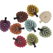 Printed Tree Buttons - Shelly's Buttons - Sew Through - Craft Scrap Sewing