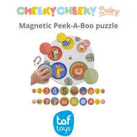 在飛比找蝦皮購物優惠-Taftoys 磁性 Peek-A-Boo 拼圖兒童玩具