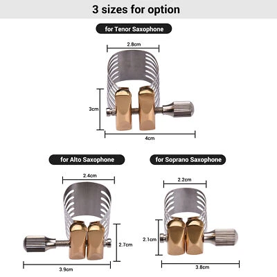 1PC Sax Ligature Adjustment for Alto / Tenor / Soprano Saxophone Mouthpiece N7C3