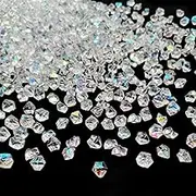 Iridescent Vase Filler, 1400 PCS 6 * 9 mm Acrylic Ice Cubes Acrylic Gem Plastic Diamonds Acrylic Table Centerpiece