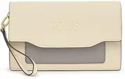 [TOUS] 2002286901 Audree Saffiano Two-Tone Clutch Bag
