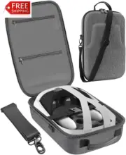 HIJIAO Upgrade Hard Travel Case Compatible with Oculus Quest 3 & Quest VR Gaming