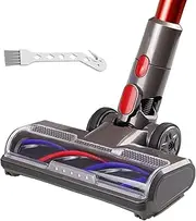 [Wingsflying] Motorhead Hardwood Floor Attachment for Dyson V7 V8 V10 V11 V15 SV10 SV12 SV14 Animal Absolute Vacuum Cleaners with LED Headlights, Bristle Roller Brush Head Replacement Parts