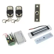 Door Access Control System & Electric Magnetic Lock & 2 Wireless Remote Controls