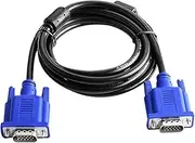 VGA Cable 6 Feet, Male to Male VGA Monitor Cable, 1080P@60Hz Full HD High Resolution, for Video Transmission Cable, for Computer, Laptop, Projector & Display, Ideal for Office or Home Use
