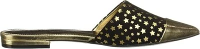 Katy Perry The Tarin Size 5.5 M Women's Casual Pointed Cap Toe Mules Gold/Black