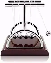 LtytyJ Newton's Cradle - Demonstrate Newton's Laws with Swinging Balls Physics Science Office Desk Decoration (T-Shape)