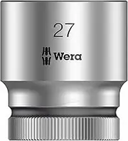 Wera 8790 HMC 1/2-Inch Zyklop Ratchet Socket, 27 mm x 40 mm Size