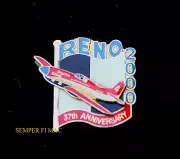 2000 RENO AIR RACE DAGO RED NATIONAL CHAMPION HAT LAPEL PIN UP P-51D MUSTAND WOW