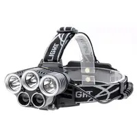 在飛比找蝦皮商城精選優惠-【熱銷】 新款 5LED 強光充電頭燈 夜釣狩獵 T6+LT