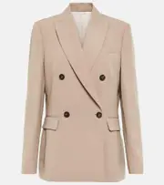 [Brunello Cucinelli] Brunello Cucinelli Double-breasted blazer AU 10 beige