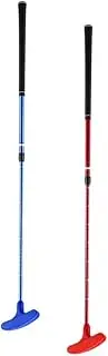 STARTIST 2 Pieces Golf Putter Double Sided,Left and Right Handed,Two Way,Portable Training Aid Junior Practice Putter for Men Women