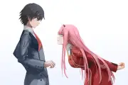 Anime zero two darling in the franxx code Playmat Gaming Mat