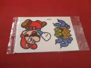 Nintendo of America NES Era Vending Machne Sticker Pck RARE Super Mario Capt N
