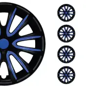 16" Wheel Covers Hubcaps for Suzuki Black Matt Dark Blue Matte (for: Suzuki)