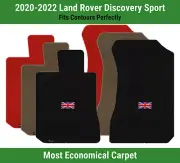 Lloyd Velourtex Front Mats for '20-22 Land Rover Discovery Sport w/British Flag (for: Land Rover)