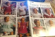 Leisure Arts Crochet Book 2433 Fancy Frocks Baby Outfits by Kay Fisher Meadors