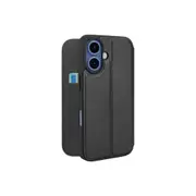 3sixT SlimFolio LTE Protective Case/Cover w/ Card Storage For iPhone 16 BLK