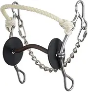 Reinsman Martha Josey Go Around Low Port Mullen Rope Nose Combo Bit