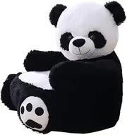 [ANDRESLAD] 1Pc Cartoon Panda Sofa Creative Support Seat Cushion Fun Design for Bedrooms Nurseries Playrooms Comfortable and Seat for Boy Girl