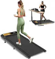 Walking Treadmill for Home & Office – 2.5HP Under Desk Treadmill, Compact & Quiet, 265Lbs Capacity, Remote Control, LED Screen