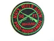 Vintage National Rifle Association 50 Ft Award Pro-Marksman Patch