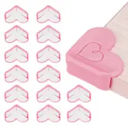 Corner Protectors 24Pcs Table Corner Protectors(Heart-shaped, Pink)