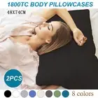 2X Pillow Cases Pillowcases Standard Queen King Body European 8 Colour 2022 NEW